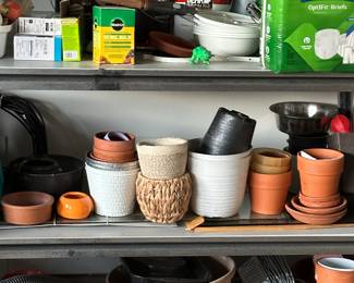 Gardening Flower pots and saucers