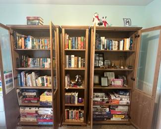 Lots of books, including vintage Hardy Boys and Nancy Drew, and puzzles 