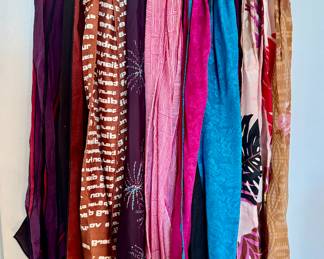 Silk scarves