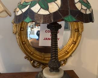 Tiffany-style lamp