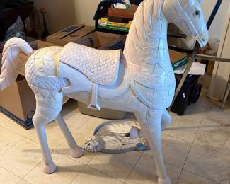 Full size carousel horse