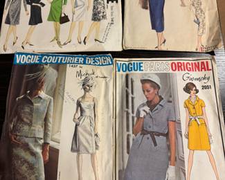 Vintage sewing patterns