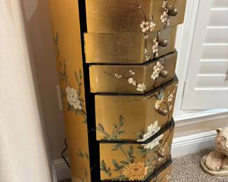 Asian Gold 8 drawer Pedestal chest
$600.00  14”w 14”d 40” t