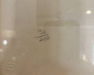 Norman Rockwell,”Dancing Partners” lithograph framed 132/200 signed & COA on back.  $1,200.00 obo