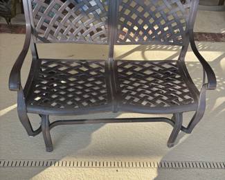Cast Aluminum glider
$150.00 45”w 24”d 36”t