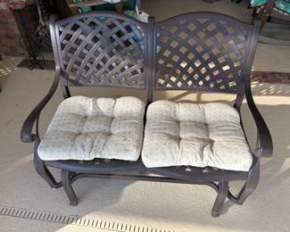 Cast Aluminum glider
$150.00 45”w 24”d 36”t