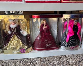 Barbie, Barbie, Barbie!!!
Holiday, collectibles, rare, era, $20-$200 each Most $30-$40 each