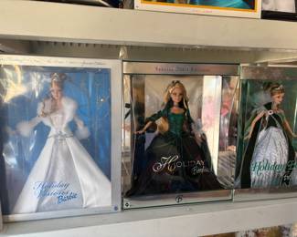 Barbie, Barbie, Barbie!!!
Holiday, collectibles, rare, era, $20-$200 each Most $30-$40 each