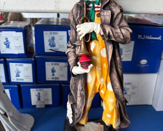 Clowns $8-$16 
Large Florence Armani Giuseppe Clown $300.            7x7x18