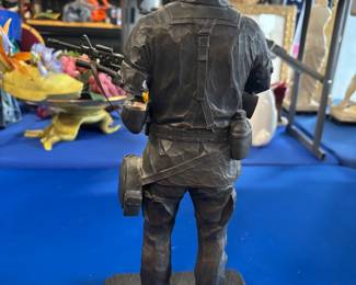 Soldier Statue $80.00. 16” t