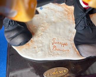 Clowns $8-$16 
Large Florence Armani Giuseppe Clown $300.            7x7x18