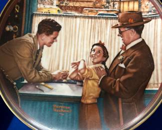 Norman Rockwell Collector plates $12.00 each