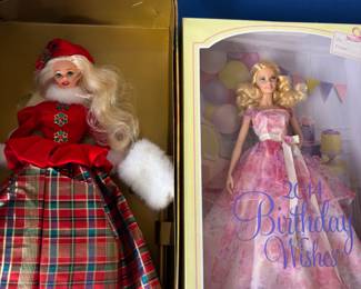 Barbie, Barbie, Barbie!!!
Holiday, collectibles, rare, era, $20-$200 each Most $30-$40 each