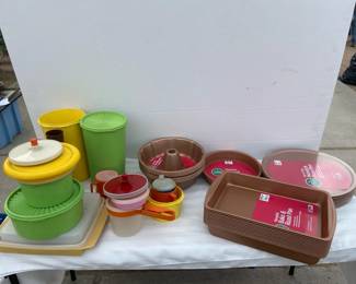 Old School Tupperware And New School Baking Pans
