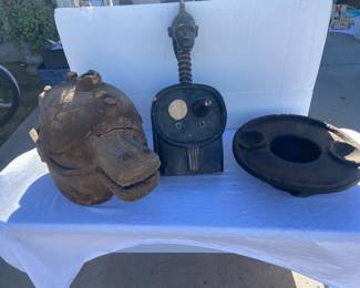 Large Form Carved Wood Central American Art