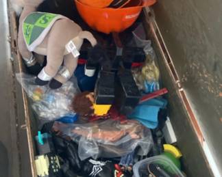 Wood Locker Full Of Toys