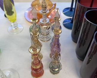 Egyptian Glass Perfume Bottles