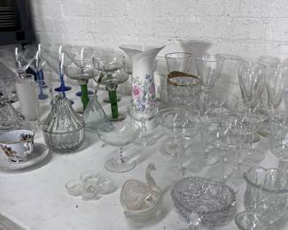 Glassware, crystal