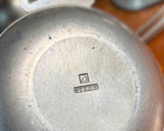 This lot features a pewter coffee & tea service set with various items manufactured by Stede, Stieff, & Royal Holland Pewter.

