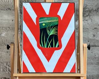 "3rd Street Series #1, Night", a limited edition pencil signed lithograph by listed artist, Howard Hack circa 1969. This piece measures in frame, 22.25” H x 16.25” W. Howard Edwin Hack (July 6, 1932 – June 11, 2015) was an American representational painter and graphic artist, with works in numerous museum collections. Known for an innovative approach to a variety of media, as well as use of traditional oil paints, Hack began working in the late 1940s.

