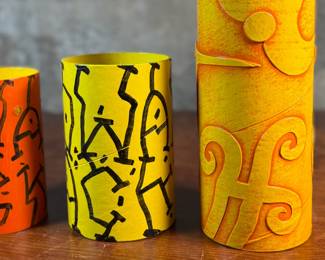 This lot features three (3) original mixed media works of art by listed artist, Howard Hack. The largest measures, 11” H. Howard Edwin Hack (July 6, 1932 – June 11, 2015) was an American representational painter and graphic artist, with works in numerous museum collections. Known for an innovative approach to a variety of media, as well as use of traditional oil paints, Hack began working in the late 1940s.

