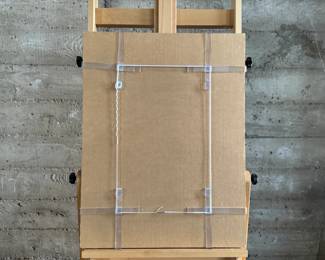 "The Object Series", a vintage Howard Hack poster advertising his work circa 1982. This piece measures, 29” H x 22” W. Howard Edwin Hack (July 6, 1932 – June 11, 2015) was an American representational painter and graphic artist, with works in numerous museum collections. Known for an innovative approach to a variety of media, as well as use of traditional oil paints, Hack began working in the late 1940s.

