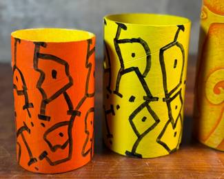 This lot features three (3) original mixed media works of art by listed artist, Howard Hack. The largest measures, 11” H. Howard Edwin Hack (July 6, 1932 – June 11, 2015) was an American representational painter and graphic artist, with works in numerous museum collections. Known for an innovative approach to a variety of media, as well as use of traditional oil paints, Hack began working in the late 1940s.

