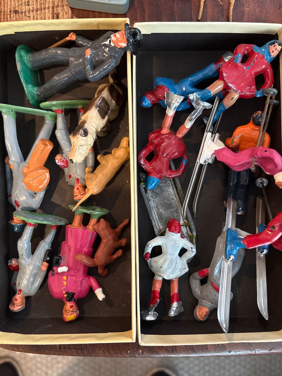 Barclay metal figurines