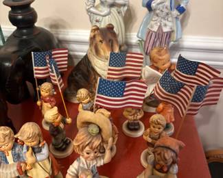 Extensive collection of vintage decorative figures 