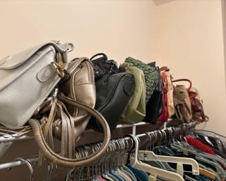 Large selection of women’s purses