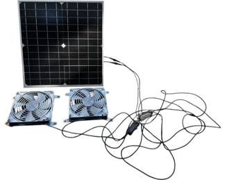 Solar Panel Fan Kit 