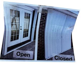 Accordion Hurricane Shutters 