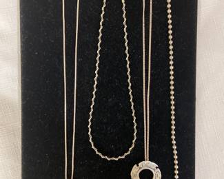 Sterling silver neckaces
