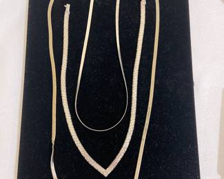 Sterling silver necklaces 
