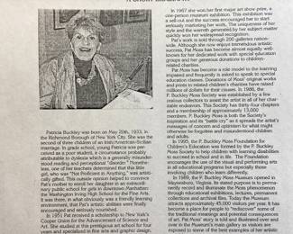 P. Buckley Moss short biography