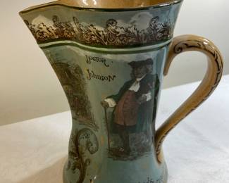 Royal Doulton, Doctor Johnson and the Temple Bar pitcher, 8 5/8” tall