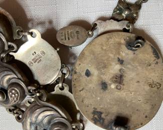 George Jensen signed sterling silver jewelry from Denmark