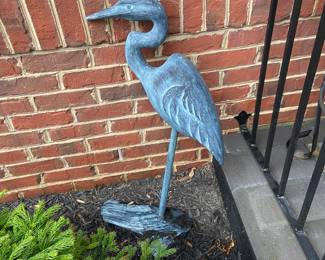 Metal egret
