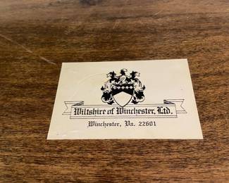 Lovely wooden small chest with key, made in Winchester, VA