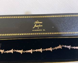 Sterling silver bracelet with original box 
