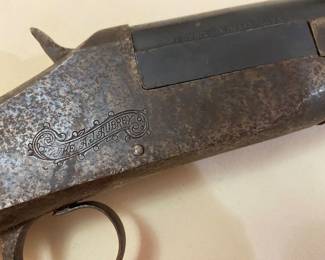 Vintage The A. J. Aubrey single-barrel shotgun
