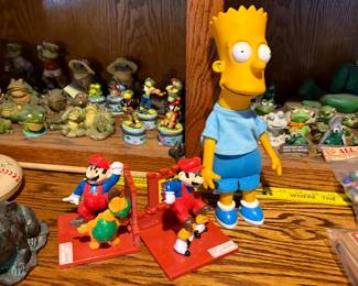 Mario figures, Bart Simpson