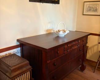 Buffet, sideboard, record players