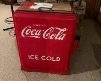 Antique CocaCola cooler