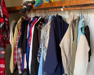 Vintage ladies clothing, vintage suitcases