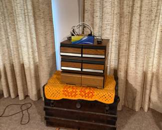 VHS storage , steam trunk 