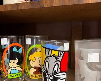Vintage glassware, Flinstones