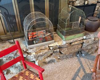 Antique birdcages