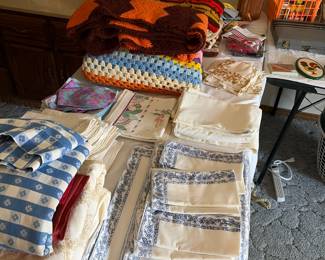 Afghans and linens