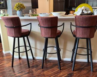Very tall, custom bar stools